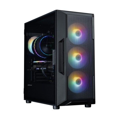 Obudowa I3 NEO V2 Mid Tower RGB fan x4 czarna