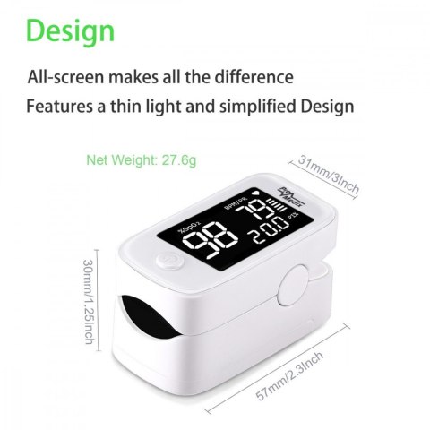 Pulsoksymetr napalcowy medyczny PR-870