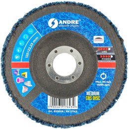 ANDRE KRĄŻEK SZLIFIERSKI CBS 125mm MEDIUM - BLUE