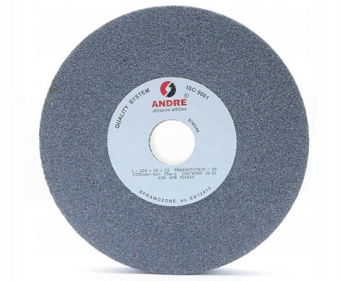 ANDRE ŚCIERNICA PŁASKA 200mm x 25mm x 32mm 95A60K5VTE10-35 SZARA "TYP 1"