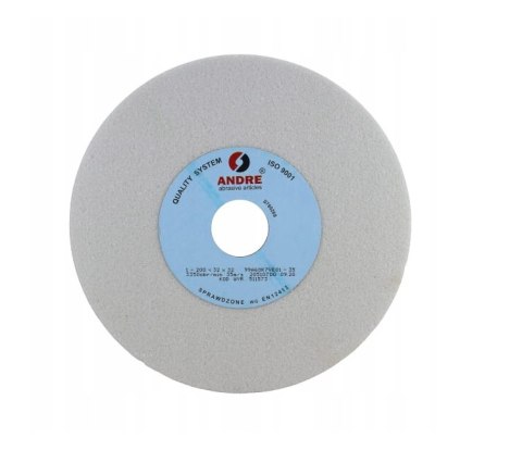 ANDRE ŚCIERNICA PŁASKA 200mm x 32mm x 32mm 99A60K7VE01-35 BIAŁA "TYP 1"