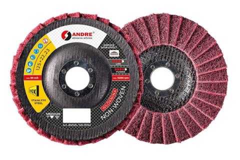 ANDRE ŚCIERNICA WŁÓKNINOWA 125mm ŚREDNIA