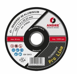 ANDRE TARCZA DO METALU 125 x 1,0mm ALUMINIUM PRO LINE 56A60RBF