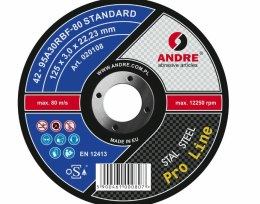 ANDRE TARCZA DO METALU 125 x 3,0mm STANDARD PRO LINE 95A30RBF