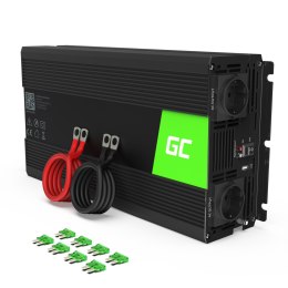 Green Cell power falownik 12V to 230V 1500W/3000W czysta sinusoida