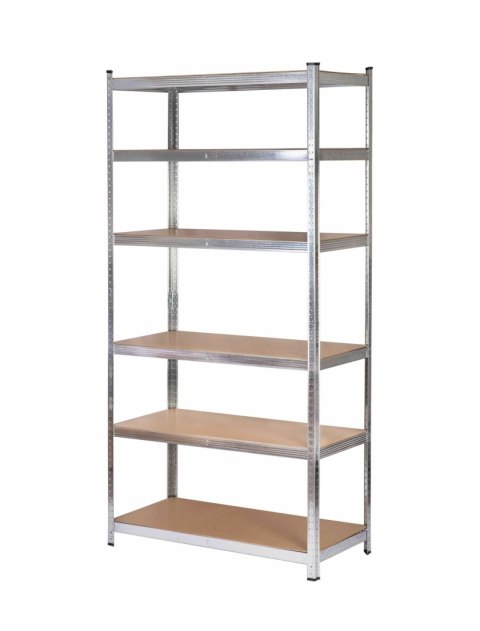 AWTOOLS REGAŁ 6 PÓŁEK 225x90x50 NOŚNOŚĆ 300kg / 6,0mm - WCISKANY SZYBKI MONTAŻ