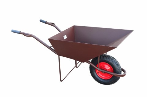 AWTOOLS TACZKA BUDOWLANA 85L/2,0mm BRĄZ+OSŁONA KOŁA /GŁĘBOKA