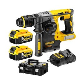 DEWALT.MŁOT SDS+ 18V DCH274P2T 2,1J 2x5Ah BEZSZCZ. + UCHWYT, TSTAK