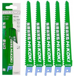 HIKOKI BRZESZCZOT DO PIŁ SZABLASTYCH RD31B/S611DF 150mm /5szt.