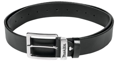 MAKITA PASEK ZE SKÓRY CZARNY (M) Z LOGO MAKITA, 40mm