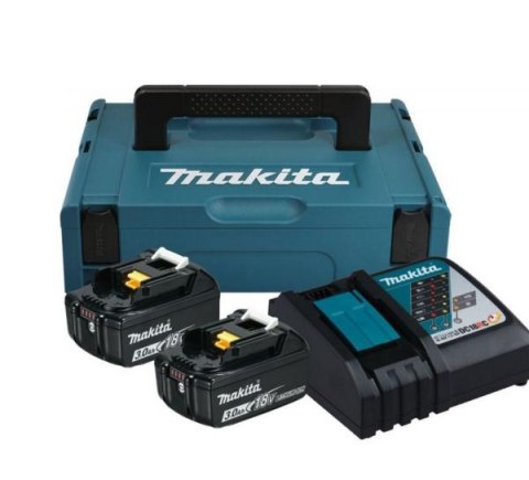 MAKITA ZESTAW ZASILAJĄCY 18V 2x3,0Ah(BL1830Bx2+DC18RC) MAKPAC