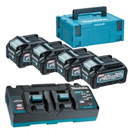 MAKITA ZESTAW ZASILAJĄCY 40V 4x4,0Ah XGT (BL4040x4+DC40RB) (UN3480) ...