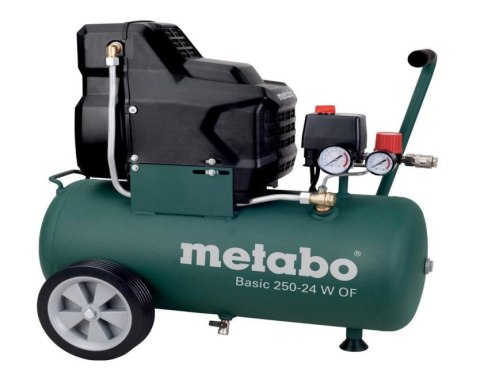 METABO.KOMPRESOR BASIC 250-24 W OF 230V 24L 8BAR 120L/MIN BEZOLEJOWY