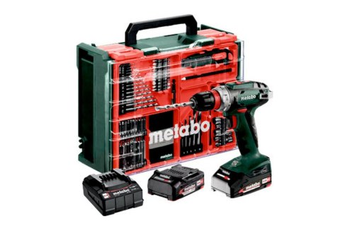 METABO.WKRĘTARKA BS 18 QUICK SET 2x2,0 Ah + 74 ACC WALIZKA