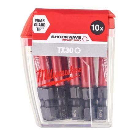 MILWAUKEE KOŃCÓWKA T30 x 50mm ShW /10szt. ###