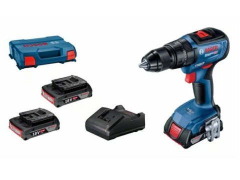 BOSCH WKRĘTARKA UD.GSB 18V-50 3x2,0Ah 50/24Nm L-CASE