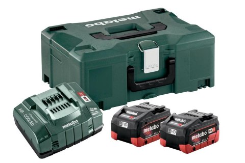 METABO.AKUMULATOR 18V 5,5Ah LIHD x2+ŁAD. ASC 30-36 V +METALOC %%%
