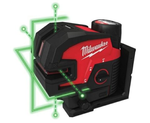MILWAUKEE.LASER KRZYŻOWY 4-PUNKTOWY M12CLL4P-301C %%%