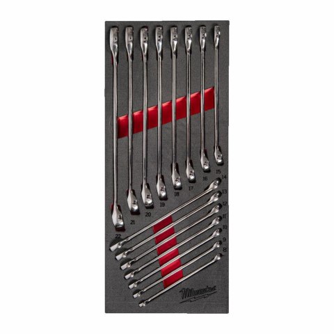 MILWAUKEE WKŁADKA PIANKOWA Z KLUCZAMI ODGIĘTYMI 9szt. %%%