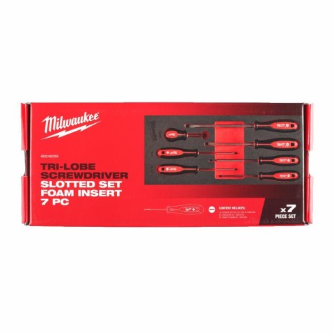 MILWAUKEE WKŁADKA PIANKOWA Z WKRĘTAKAMI 7szt. %%%