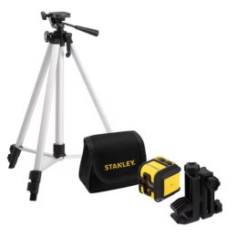 STANLEY LASER KRZYŻOWY CUBIX CZERWONY 12m +STATYW + POKROWIEC