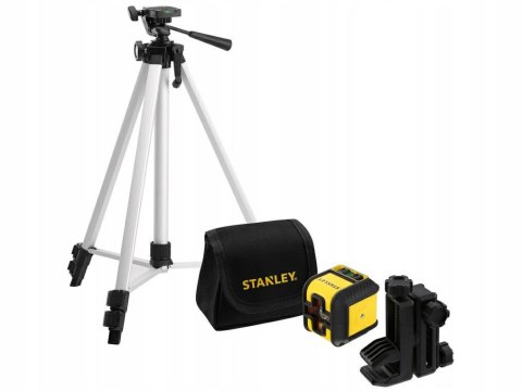 STANLEY LASER KRZYŻOWY CUBIX ZIELONY 16m +STATYW +POKROWIEC