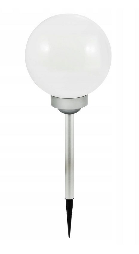 VOLTENO LAMPKA SOLARNA PLASTIK KULA 10cm / RGB