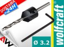 WOLFCRAFT WIERTŁO Z FAZOWNIKIEM 3,2mm