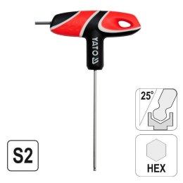 YATO IMBUS KULA Z RĘKOJEŚCIĄ 6mm