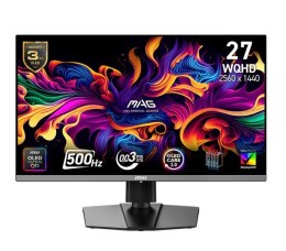 Monitor MAG 272QP QD-OLED X50/26.5 cala/QD-OLED/WQHD/Flat/500Hz/Black