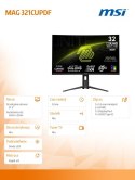 Monitor MAG 321CUPDF 31.5 cala/LED/UHD/Curved/160HZ/Black