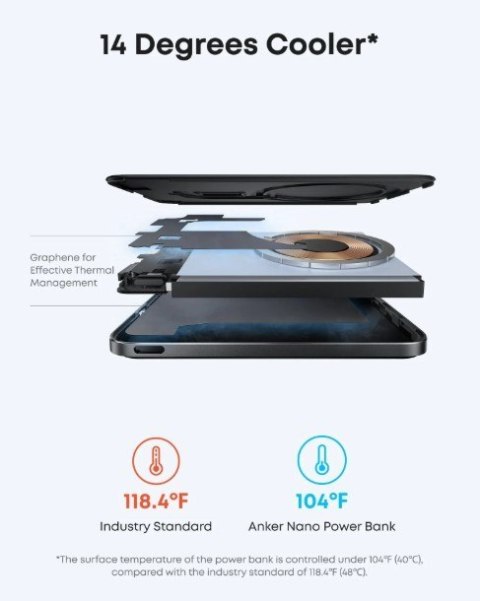 PowerBank Nano 5k mAh slim czarny