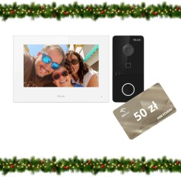 Zestaw wideodomofonowy IP Hilook by hikvision IP-VIS-SLIM-W z kartą paliwową Orlen