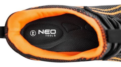 PÓŁBUTY ROBOCZE S1 SR STALOWY PODN.POMARAŃCZOWE ROZM.44