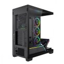 Obudowa PC VOLCANO STELLAR PLUS ARGB MIDI 5F Czarna