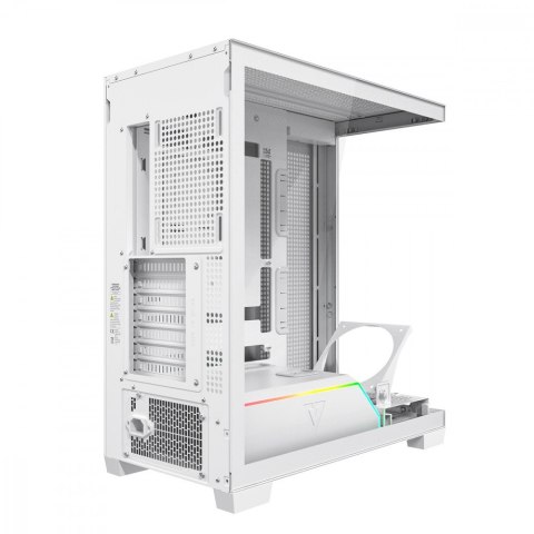 Obudowa PC VOLCANO STELLAR PLUS ARGB MIDI NF Biała