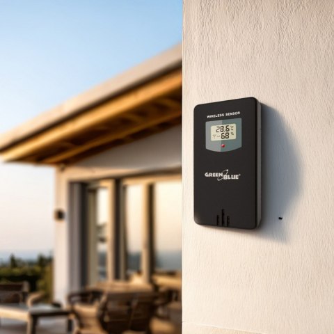 Stacja pogodowa kolorowa WiFi bezprzewodowa GB522 DCF Fazy księżyca