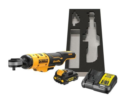 DEWALT GRZECHOTKA 12V 3/8" 81Nm 1x3,0Ah Z WYTŁOCZKĄ DO WÓZKA DCF503L1G