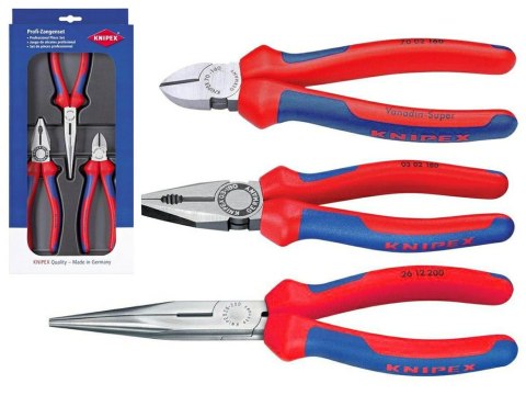 KNIPEX ZESTAW SZCZYPIEC DO PRAC SERWISOWYCH 3szt.