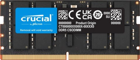 Pamięć do notebooka DDR5 CSODIMM 32GB (1*32GB)/6400 CL52