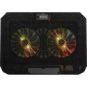 Podstawka chłodząca NS-510 2W 2XUSB RGB 15.6 cala