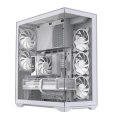 Obudowa Volcano Space XL ARGB Full Tower 5 wentylatorów, biała