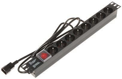 Listwa zasilająca 8 gniazd PD-8/R-IEC
