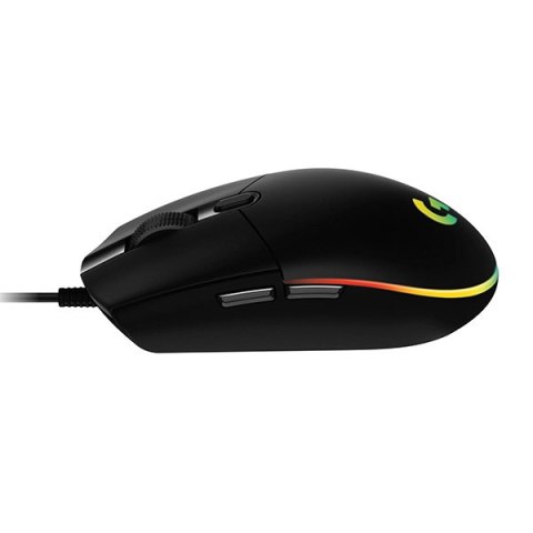 Logitech G203 Lightsync Mysz przewodowa, czarna, 8000DPI
