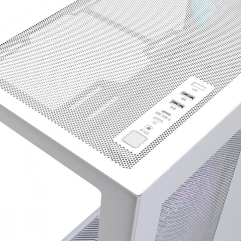 Obudowa Volcano Space XL ARGB Full Tower 5 wentylatorów, biała