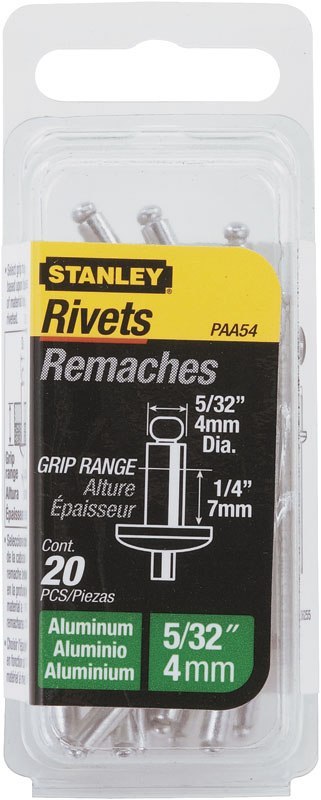 STANLEY NIT ALUMINIOWY 3/16"x3/8" 5x10mm/15szt. ...