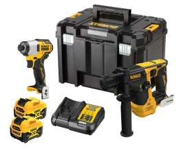 DEWALT ZESTAW COMBO 18V DCK2104P2T (DCH072, DCF801) 2x5,0Ah TSTAK
