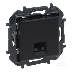 GN.RJ45 KAT.5E UTP CZARNY NILOE STEP