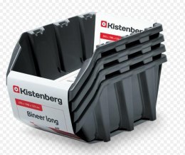 KISTENBERG KUWETY 30 BINEER LONG 4szt. CZARNE 295x198x133mm