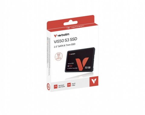 Dysk SSD wewnętrzny 512GB 2,5cala VI550 S3 Sata III czarny